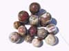 Petrified Wood Spheres (40-60mm) 5 LB Lot
