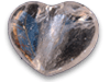 Quartz Crystal Heart 90g
