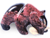 Rhodonite Bear Eating Fish