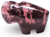 Rhodonite Fetish Buffalos