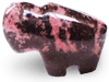 Rhodonite Fetish Buffalo