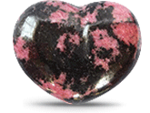 Rhodonite Large Decorative Heart