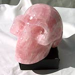 Rose Quartz Skull Large
