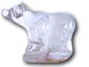 Quartz Bear Standing on Rough
