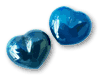 Blue Agate Small Jewellery Heart