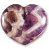 Banded Amethyst Heart 90g