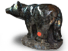 Labradorite Bear Standing Cameo