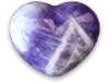 Banded Amethyst Heart 200g