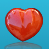 Carnelian heart 90g