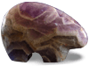Banded Amethyst Fetish Bear