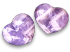 Amethyst Banded Small Jewellery Heart