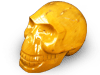 Yellow Jasper Skull