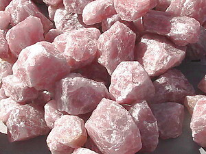 Rose Quartz Rough - 5 LB Lot
