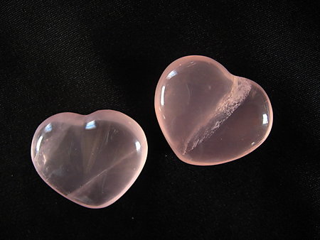 Rose Quartz Jewelry Hearts