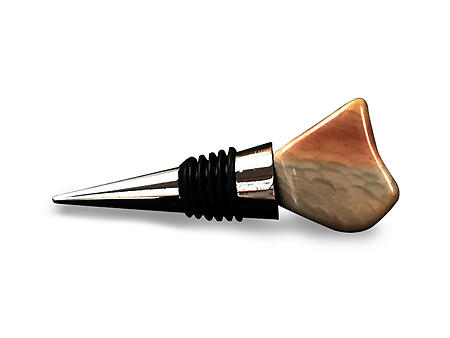Desert Jasper Bottle Stopper - Polished Top