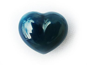 Blue Agate Jewelry Heart