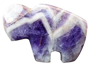 Banded Amethyst Fetish Buffalo