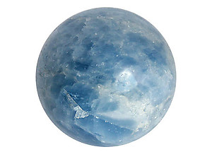 Blue Calcite Spheres 50-65 mm