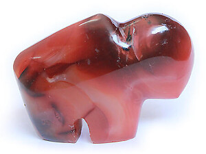 Carnelian Fetish Buffalo