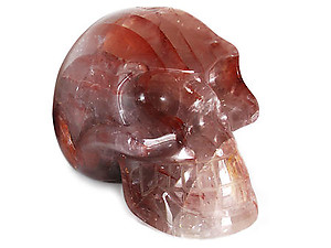 Fire Quartz Skulls