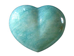 Amazonite Large Decorative Heart