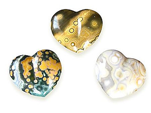 Sea Jasper Jewelry Hearts