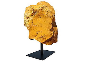 Yellow Jasper Rough On Base - Large