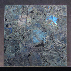 Labradorite Tile Peacock Blue (40 x 40 cm)