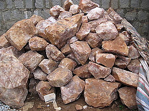 Fire Quartz Rough - 5 LB bag