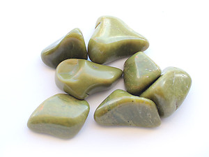 18-25 mm Green Opal Tumbled Stones