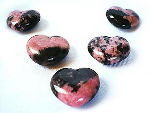 Rhodonite Small Jewelry Hearts