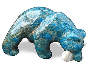 Apatite Bear Eating Fish