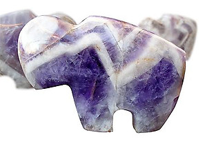 Banded Amethyst Fetish Buffalo