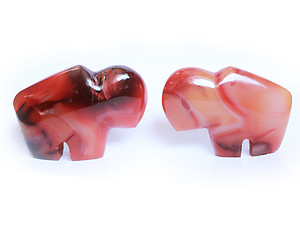 Carnelian Fetish Buffalo