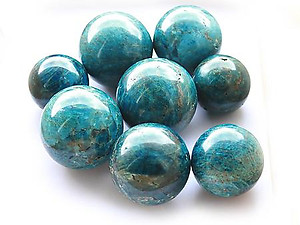 50-60 mm Blue Apatite Spheres