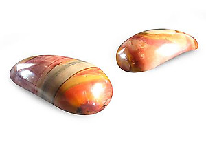 Desert Jasper Massage Tools - Round Design