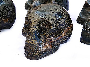 Sea Jasper Skulls