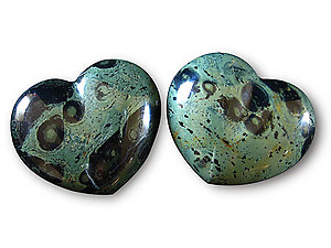 Crocodile Jasper Decorative Heart