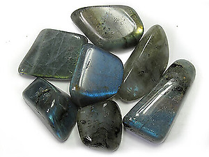 Peacock Blue Labradorite Tumbled Stones (30-45 mm)