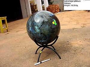 Labradorite Large Sphere (18.25Kg)