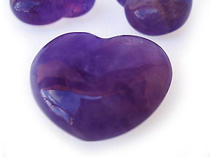 Amethyst Jewelry Hearts