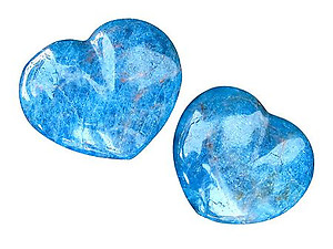 Apatite Decorative Hearts