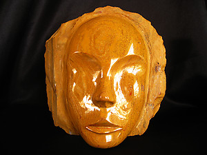 Yellow Jasper Face