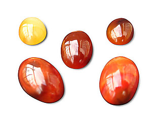 Carnelian Cabochons 24 x 14mm