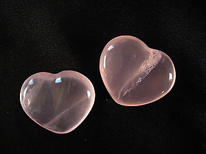 Rose Quartz Jewelry Hearts