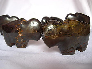 Hematite Fetish Buffalos