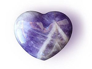 Banded Amethyst Jewelry Heart