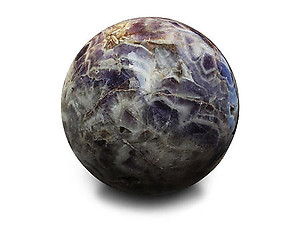 Amethyst Banded Large Sphere - 31 cm