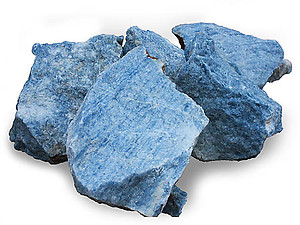 Blue Calcite Rough - 5 LB bag