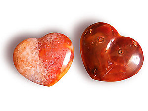 Carnelian Large Decorative Heart